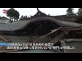 文化財も大きな被害 阿蘇神社「楼門」倒壊－ドローン撮影
