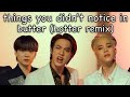 bts things you didn't notice in butter (hotter remix) mv