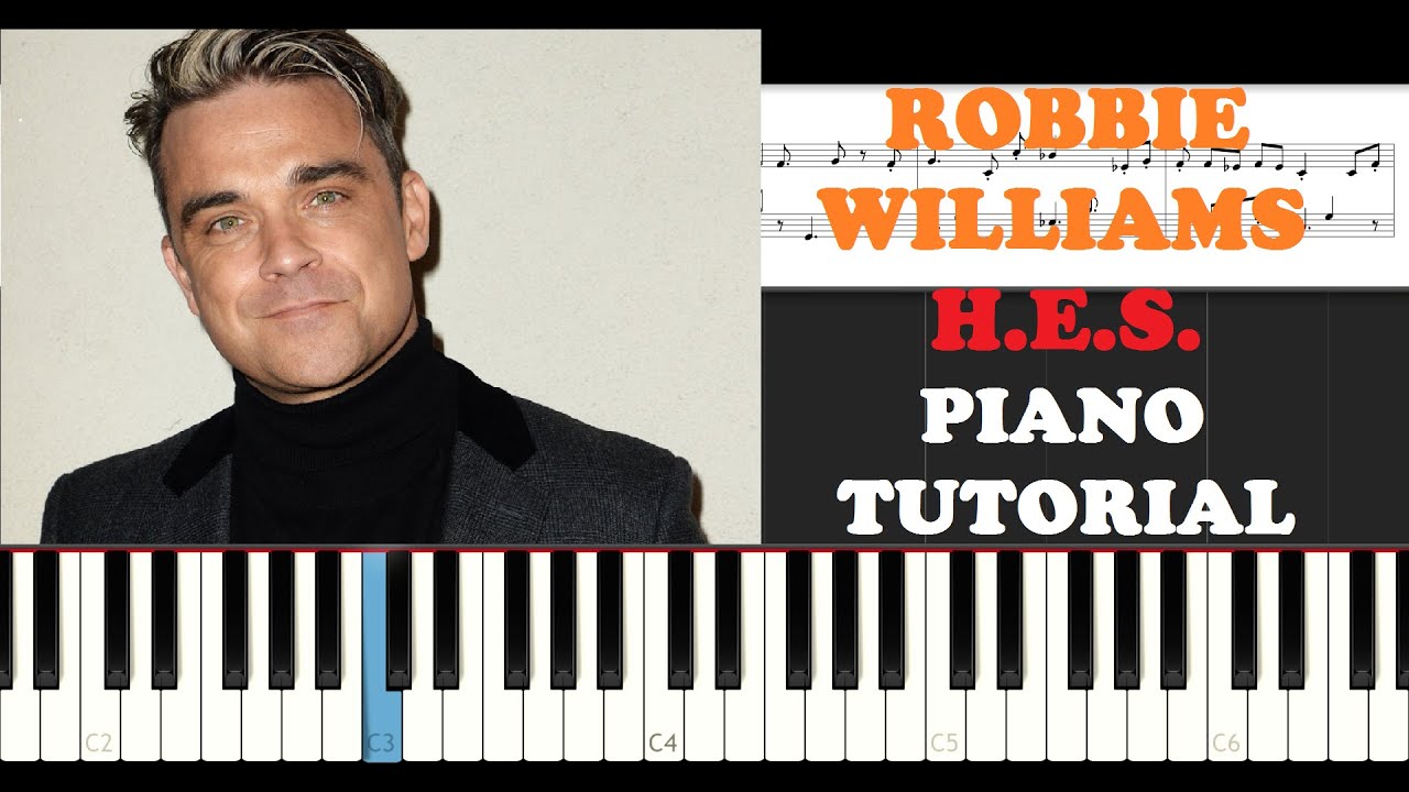 Robbie Williams - Heavy Entertainment Show (Piano Tutorial)