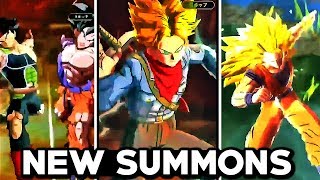 NEW LEGENDS SUMMON ANIMATIONS! DBS Future Trunks & SSJ3 Goku Dragon Fist (Dragon Ball Legends)