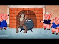 Los 3 Cerditos Y El Lobo Feroz🐷🐷🐷La Canción del Cuento para Niños