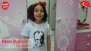 Hedef Koleji İlkokulu 1B Sınıfı 23 Nisan Şiirleri