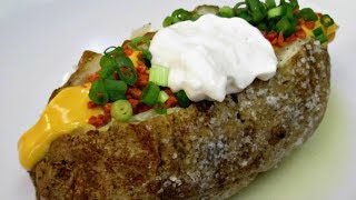 Classic Baked Potato - Steak House Style Salted Baked Potato Recipe - PoorMansGourmet Classic Baked Potato - Steak House Style Salted Baked Potato Recipe - PoorMansGourmet