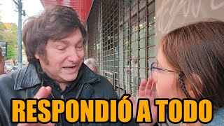 Milei Respondió Preguntas En La Calle A Todo El Mundo Break Point