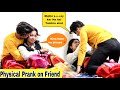 Physical prank || real lipkissing 💋 prank on my best friend ( gone romantic ) Malik Prank