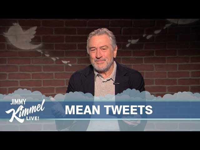 Robert De Niro Reads Mean Tweets About Himself - Video