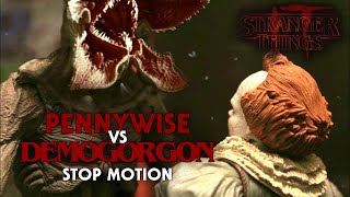 Pennywise Vs The Demogorgon Stop Motion