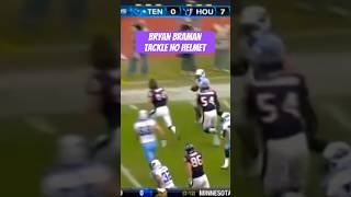 Bryan Braman Tackle With No Helmet