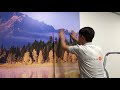 How to Apply Wall Murals