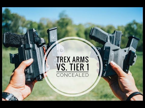 Trex Arms Vs. Tier One Concealed - Axis Vs. Sidecar. Side by Side Comparison.