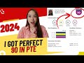 Tips for scoring 90 PTE in 2024 + speaking templates + Andrea headset