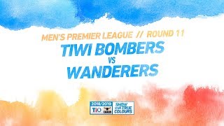 Tiwi Bombers vs Wanderers: Round 11 - Men's Premier League: 2018/19 TIO NTFL