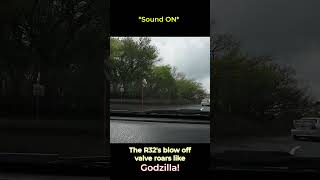 R32 Gtr Rb26Dett Blow-Off Valve Sound Godzilla Roars In Hakone