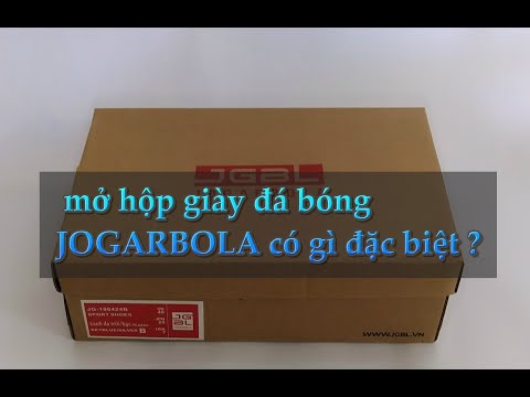 Đập hộp giày đá bóng chính hãng Jogarbola sân nhân tạo