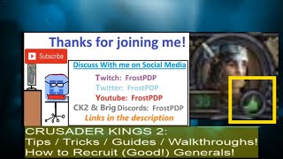Crusader Kings 2 Tips & Tricks - Recruiting Generals