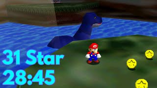 Super Mario 64 31 Star Speedrun In 2845 Current Pb