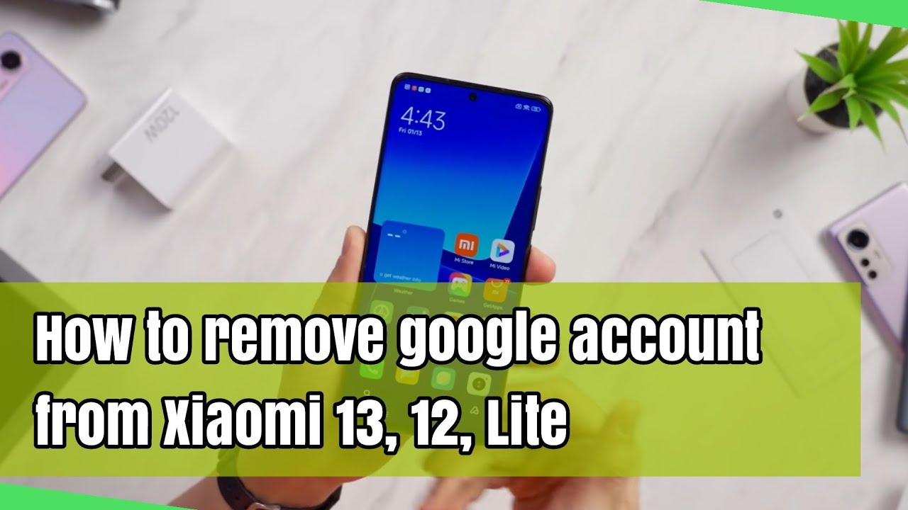 How to remove google account from Xiaomi 13, 12, Lite How to remove google account from Xiaomi 13, 12, Lite