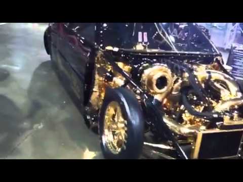 23ct Gold 2006 M3 BMW CLS Drag car Bike