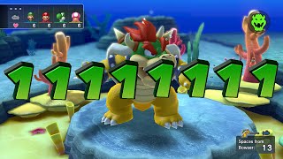 Mario Party 10 - Luigi Vs Mario Vs Yoshi Vs Toadette Vs Bowser - Whimsical Waters