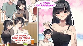 [Manga Dub] The TSUNDERE takes me home and the next day, claims that she's pregnant...!? [RomCom]