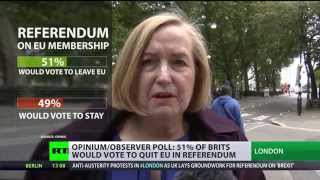 Majority of British support leaving EU 