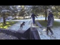 Broke the sled pulling DJ with the sxs rzr 570d