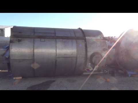 Used- Imperial Steel Tank, 10,000 Gallon, 304 Stainless Steel - stock # 44375031