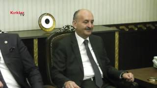 Çalışma Ve Sosyal Güvenlik Bakanı Mehmet Müezzinoğlu Kırklareli Valiliğini Ziyar