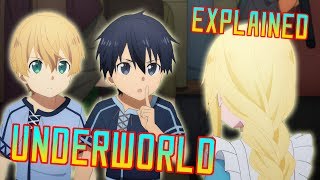 Sword Art Online Alicization EXPLAINED - Episode 1 Underworld!