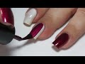 Simple Leaves-Fall Nail Design