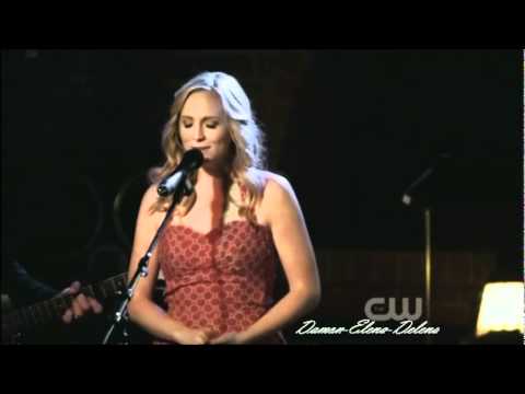Candice Accola - The Vampire Diaries - Caroline Singing for Matt