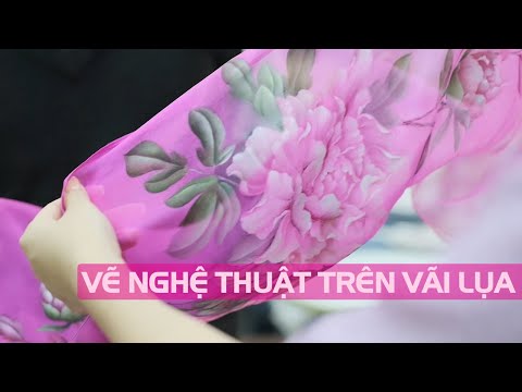 Đặc sắc nghệ thuật vẽ trên vải lụa