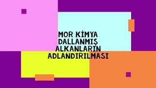 Organik Kimya 27.Video Alkanların Adlandırılması Uygulama