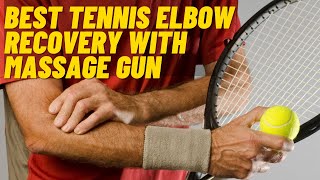 How to use your massage gun - Tennis Elbow and golfer's elbow pain relief.