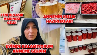 Evi̇mde Kalamiyorum Anneme Geldi̇myeni̇ Bulaşik Maki̇nasi Geldi̇-Anneöi̇n Kişlik Hazirliklari