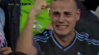 Penalti Iago Aspas En El Celta 3 Villarreal 2 Audio Miguel Angel Roman 18-19