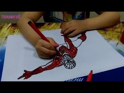 Bé Tô Màu Siêu Nhân | Tranh Tô Màu Cho Bé