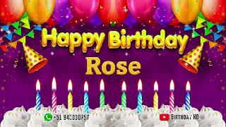 Rose Happy birthday To You - Happy Birthday song name Rose 🎁