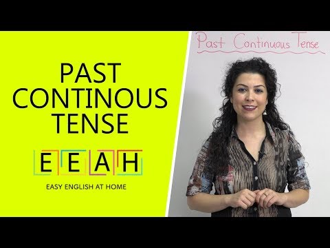 Preintermediate English 6: Past Continuous Tense | Easy English at Home