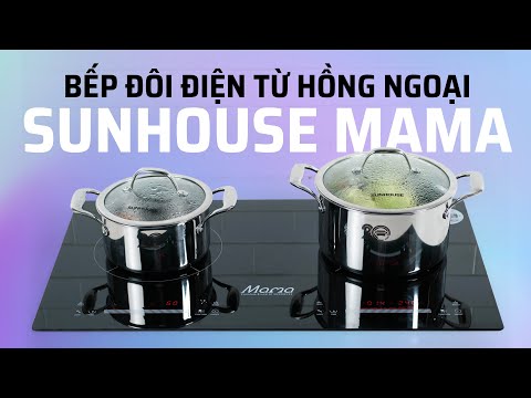 Trên tay bếp đôi điện từ hồng ngoại Mama của Sunhouse | Tinh tế