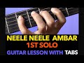 Neele Neele Ambar Par - Guitar Lesson with TABS - Chandresh Kudwa