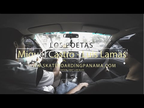 Miguel Castro y Luis Lamas desde Los Poetas - Skateboarding Panama