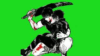 Free Toji Green Screen Manga Animation Link In Description -