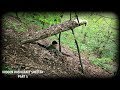 SECRET BUSHCRAFT SHELTER HIDDEN UNDERGROUND - Part 5 - Building A Bed Underground - HD Video thumbnail