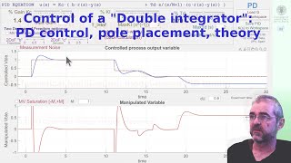 double-integrator PD control design: pole placement