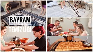 Di̇p Köşe Bayram Temi̇zli̇ği̇ Bayram Tatlimizi Yaptik Zeytinyağlı Sarma, Bayram Öncesi Hazırlık