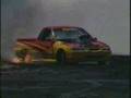 Holden commodore burnout, catches on fire