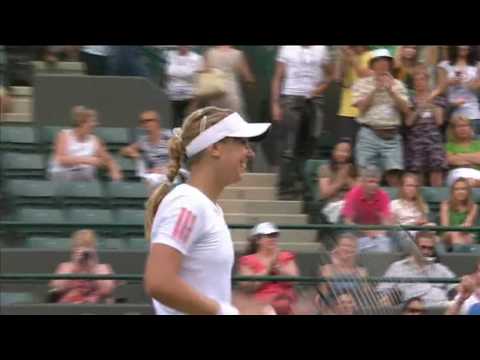 Lisicki vs クズネツォワ match pt ウィンブルドン 2009