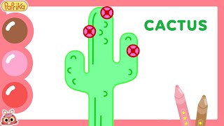 How To Draw A Cactus Learn How To Draw With The Paprika Twins