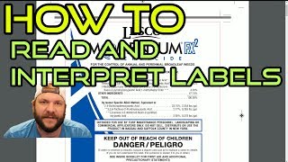 How To Read And Interpret Herbicide Labels
